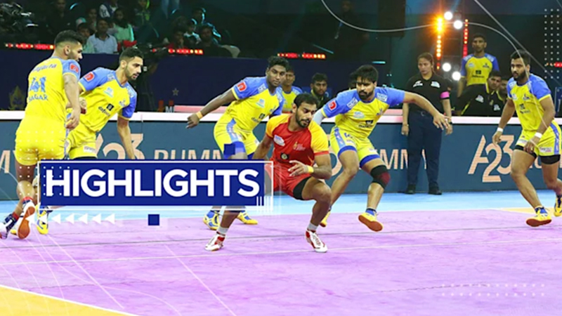 Thalaivas 39-31 Titans